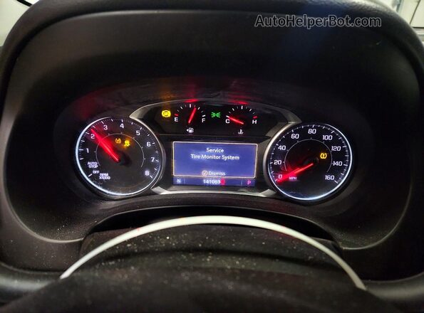 3GKALPEV4KL221765 2019 GMC TERRAIN White Vista del cuadro de instrumentos