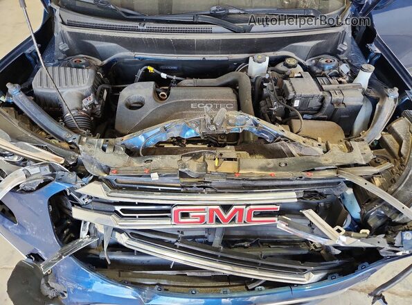 3GKALPEV4ML361544 2021 GMC TERRAIN Blue ძრავის განყოფილების ხედი