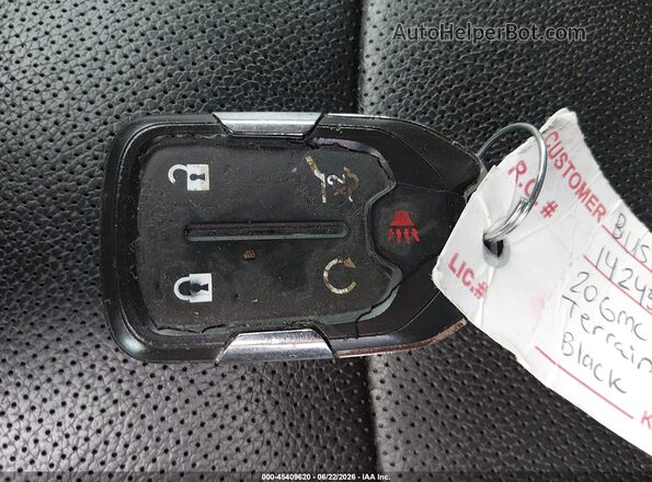 3GKALPEV6LL281158 2020 GMC TERRAIN Черный Вид панели приборов