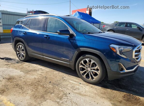 3GKALPEV6ML334894 2021 GMC TERRAIN Blue Przód prawy