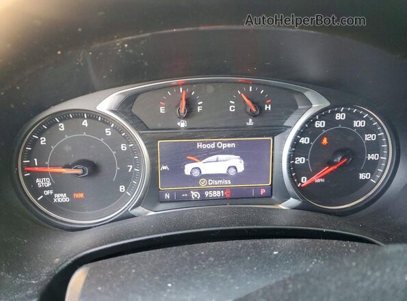 3GKALPEV6ML334894 2021 GMC TERRAIN Blue Widok zestawu wskaźników