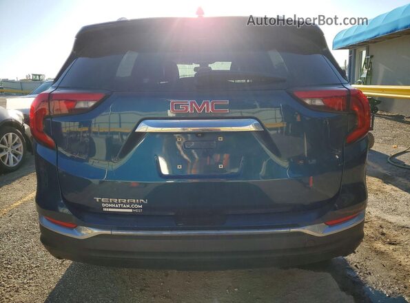 3GKALPEV6ML334894 2021 GMC TERRAIN Blue Widok z tyłu