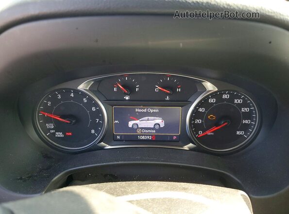 3GKALPEV6NL215051 2022 GMC TERRAIN Черный Вид щитка приборов