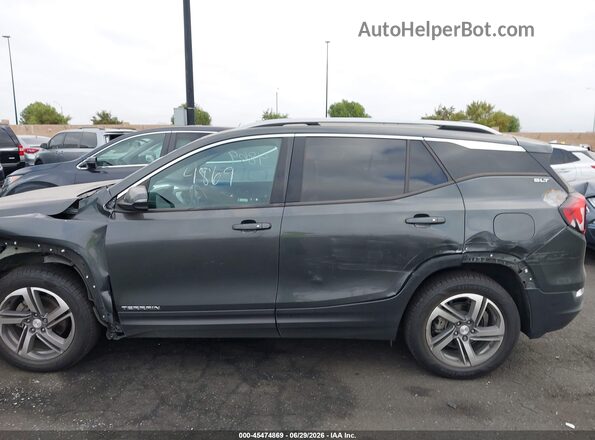 3GKALPEV7ML328585 2021 GMC TERRAIN Gray Панорамний вид салону 360°