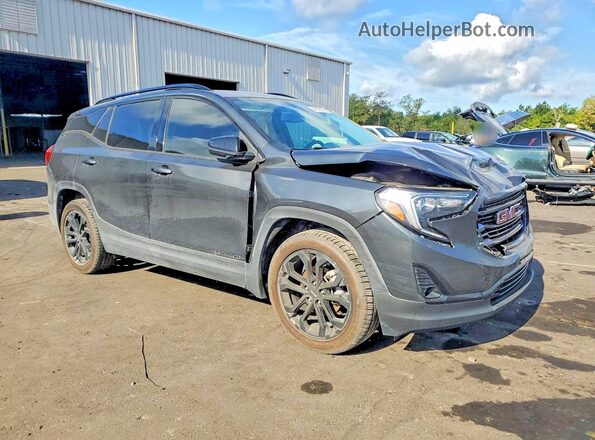 3GKALPEV7ML336198 2021 GMC TERRAIN Gray Front right