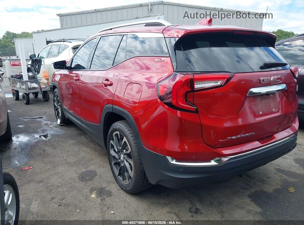 3GKALPEV7NL159167 2022 GMC TERRAIN Red Задня ліва чверть