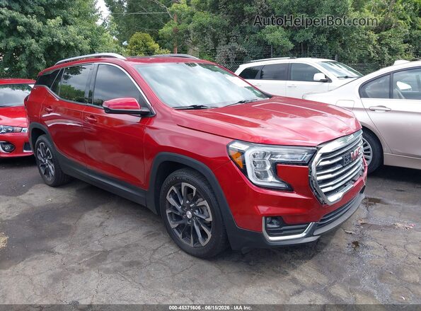 3GKALPEV7NL159167 2022 GMC TERRAIN Red Вид задньої частини салону