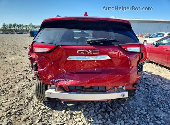 3GKALPEV8NL110267 2022 GMC TERRAIN Red Widok z tyłu