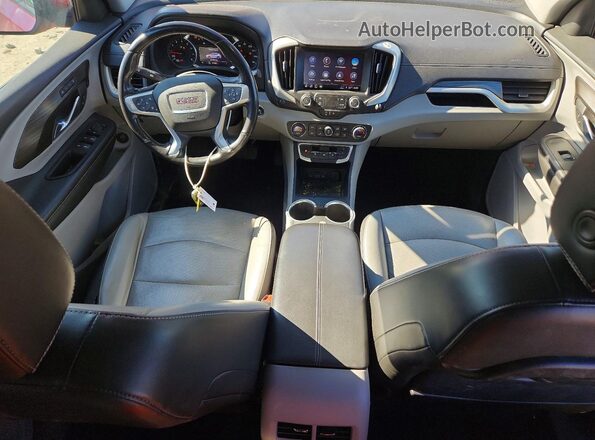 3GKALPEV8NL110267 2022 GMC TERRAIN Red Widok deski rozdzielczej