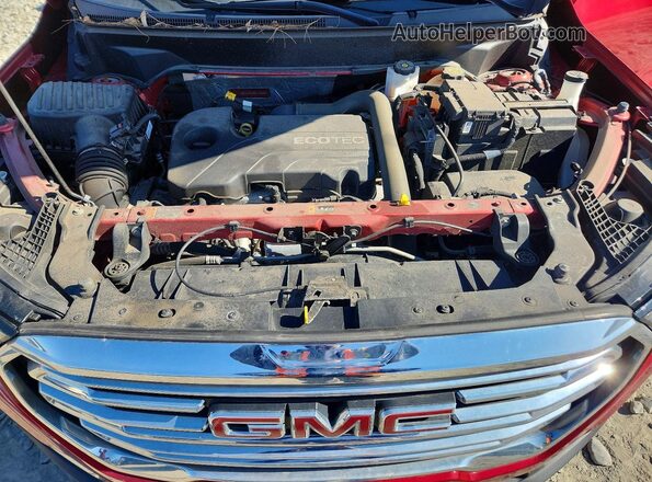 3GKALPEV8NL110267 2022 GMC TERRAIN Red Widok wnętrza z tyłu