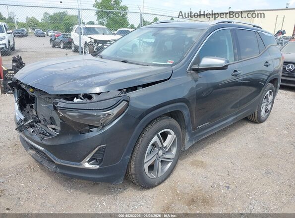 3GKALPEV9KL299605 2019 GMC TERRAIN Серый Передняя левая четверть