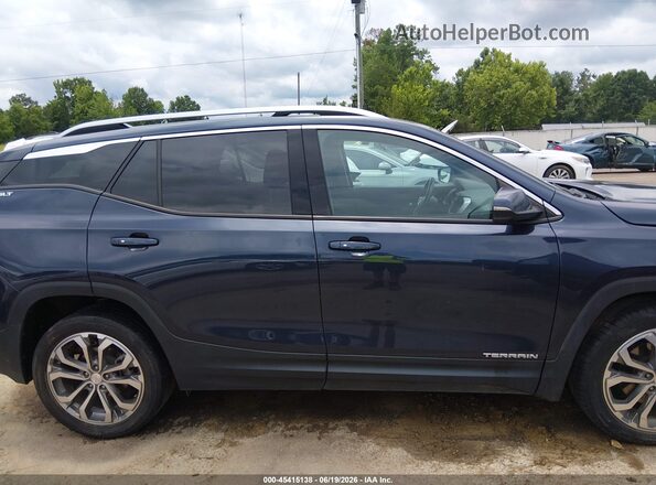 3GKALPEX0KL161923 2019 GMC TERRAIN Dark Blue Rear interior view