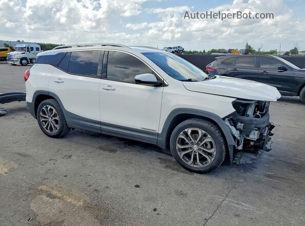 3GKALPEX0LL235875 2020 GMC TERRAIN Белый Передняя правая четверть