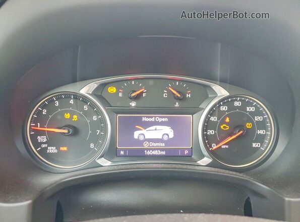 3GKALPEX0LL235875 2020 GMC TERRAIN Белый Вид щитка приборов