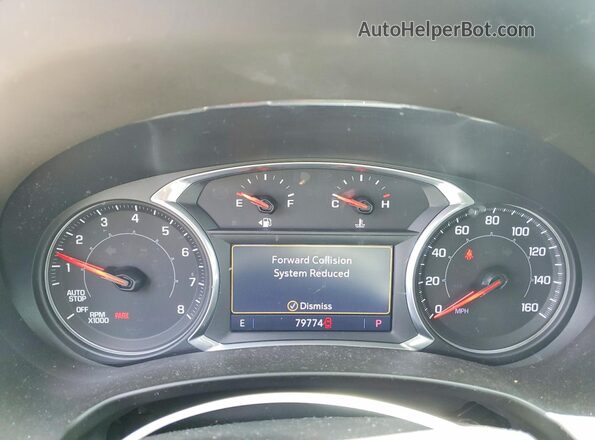 3GKALPEX0LL281576 2020 GMC TERRAIN Black Instrument cluster view