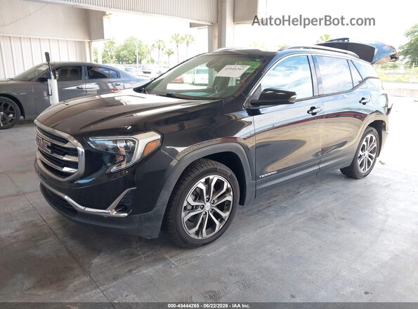 3GKALPEX1LL235349 2020 GMC TERRAIN Black Vista tres cuartos delantera izquierda