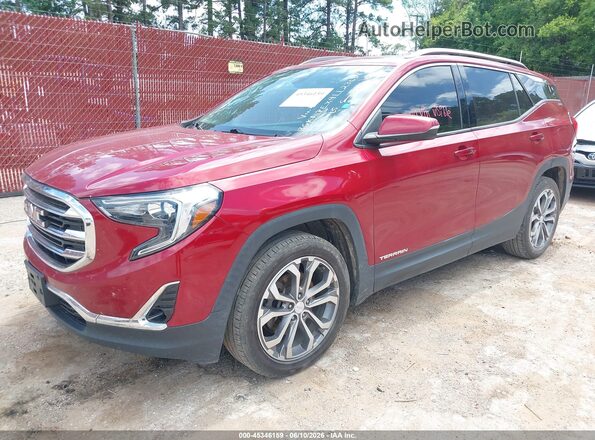 3GKALPEX4LL236348 2020 GMC TERRAIN Red Передня ліва чверть