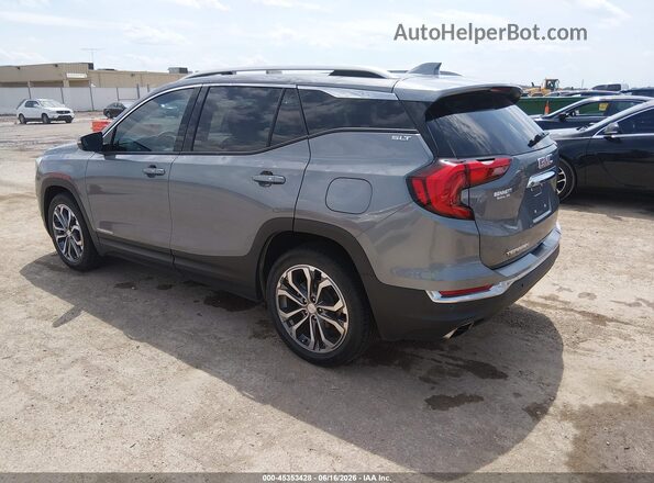 3GKALPEX6JL213912 2018 GMC TERRAIN Серый Задняя левая четверть