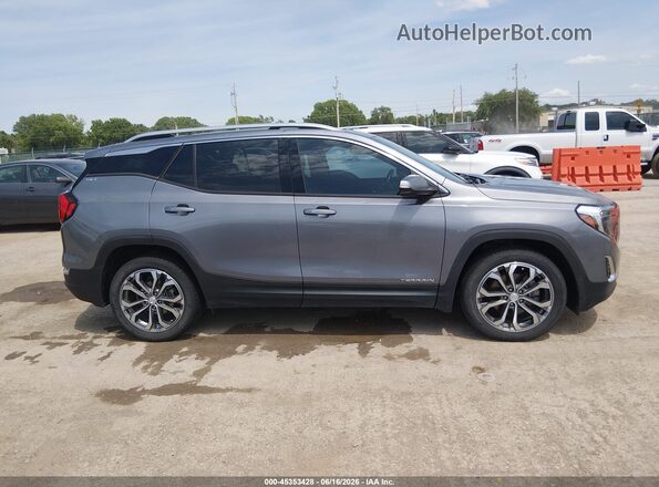 3GKALPEX6JL213912 2018 GMC TERRAIN Серый Вид задней части салона