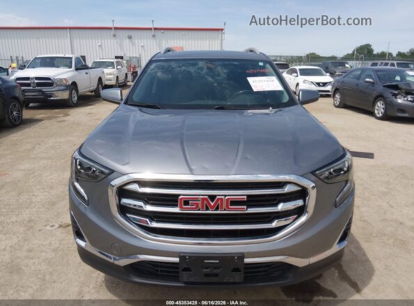 3GKALPEX6JL213912 2018 GMC TERRAIN Серый Вид щитка приборов