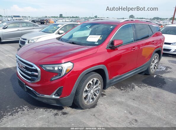 3GKALPEX7JL143482 2018 GMC TERRAIN Red Front left