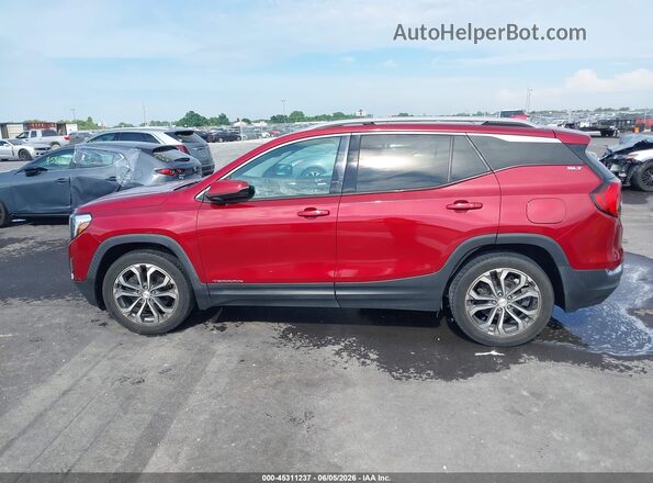 3GKALPEX7JL143482 2018 GMC TERRAIN Red 360 interior view