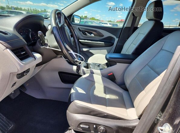 3GKALPEX8LL117668 2020 GMC TERRAIN Gray Вид салону спереду