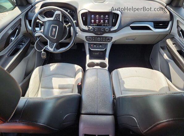 3GKALPEX8LL117668 2020 GMC TERRAIN Gray Вид панелі приладів