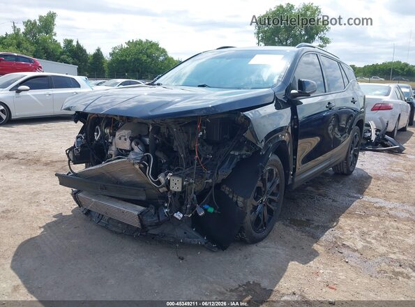 3GKALPEX9KL389435 2019 GMC TERRAIN Black Передня ліва чверть