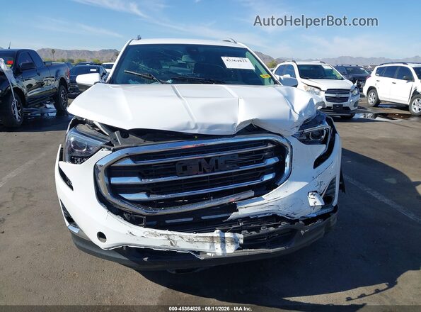 3GKALPEX9LL298215 2020 GMC TERRAIN White Вид щитка приладів