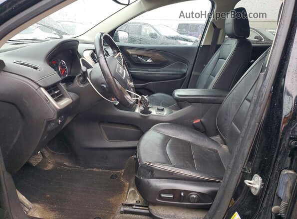 3GKALSEX0JL248304 2018 GMC TERRAIN Black წინა სალონის ხედი