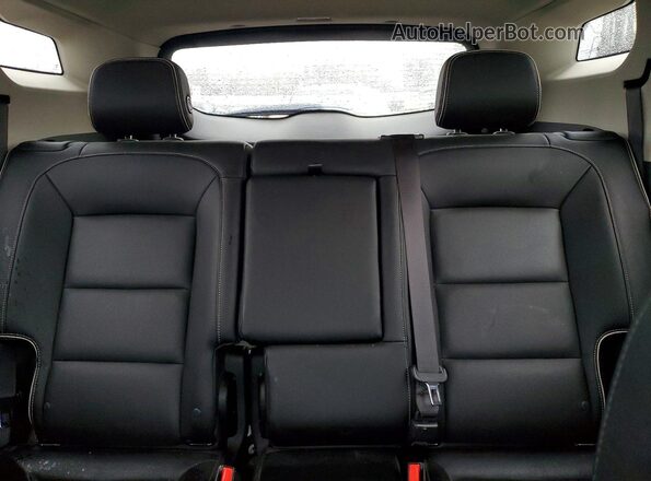3GKALSEX0JL248304 2018 GMC TERRAIN Black უკანა სავარძლების ხედი