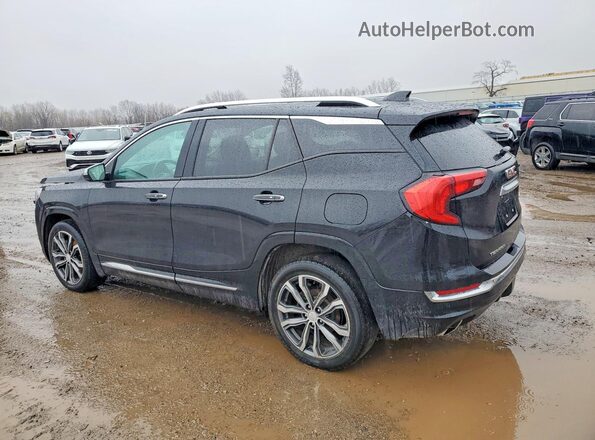 3GKALSEX0JL248304 2018 GMC TERRAIN Black უკანა მარცხენა