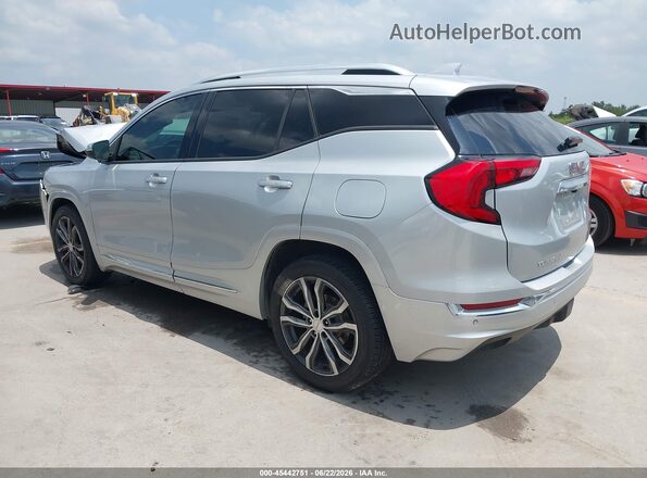 3GKALSEX1JL304296 2018 GMC TERRAIN Silver Trasero izquierdo