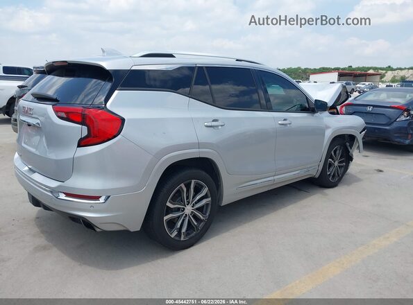 3GKALSEX1JL304296 2018 GMC TERRAIN Silver Trasero derecho