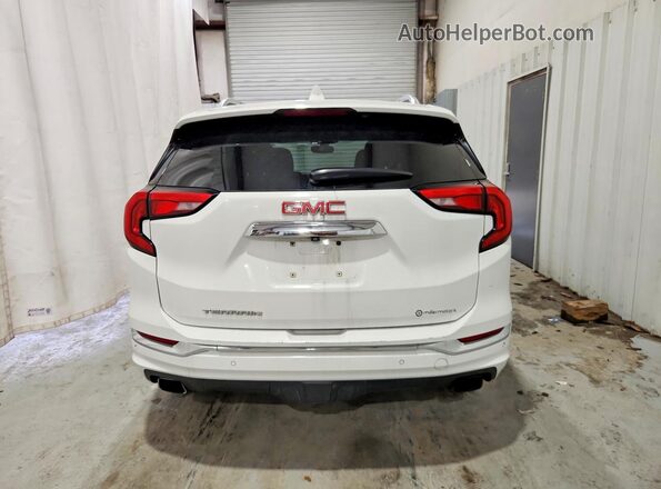3GKALSEX2KL179228 2019 GMC TERRAIN White Vista trasera