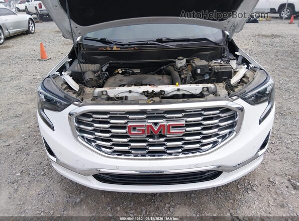 3GKALSEX6LL324028 2020 GMC TERRAIN White Вид ззаду