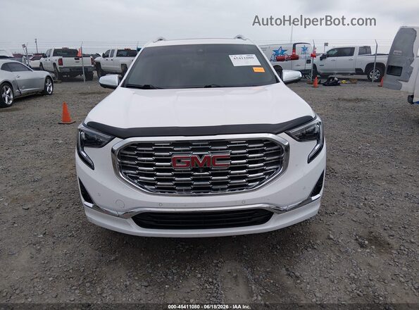 3GKALSEX6LL324028 2020 GMC TERRAIN White Вид панелі приладів