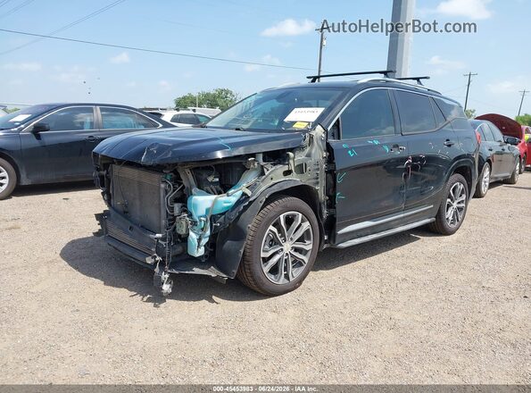 3GKALSEX7JL189834 2018 GMC TERRAIN Black Передня ліва чверть