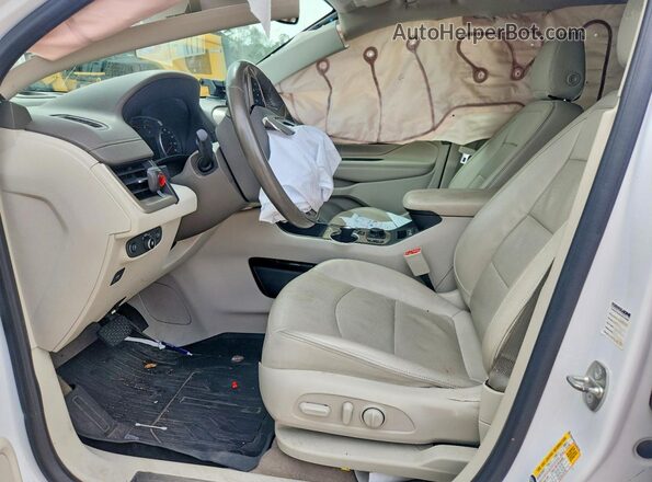 3GKALSEX7JL342745 2018 GMC TERRAIN White წინა სალონის ხედი