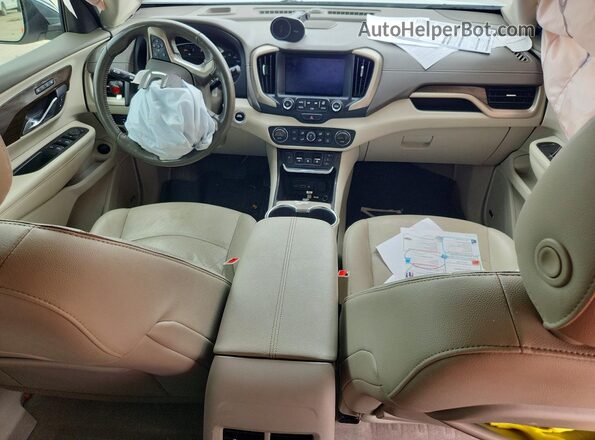3GKALSEX7JL342745 2018 GMC TERRAIN White წინა პანელის ხედი