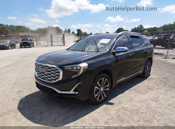 3GKALSEX9JL160576 2018 GMC TERRAIN Черный Передняя левая четверть