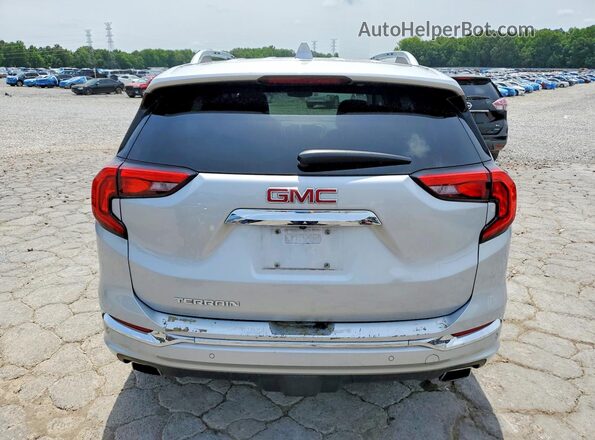 3GKALSEX9JL168984 2018 GMC TERRAIN Silver Rear view