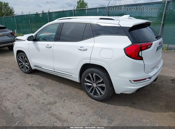 3GKALSEX9JL218573 2018 GMC TERRAIN Белый Задняя левая четверть