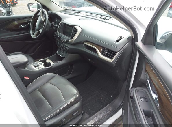 3GKALSEX9JL218573 2018 GMC TERRAIN Белый Вид салона спереди