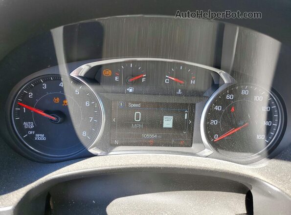 3GKALSEX9JL239584 2018 GMC TERRAIN Silver Widok zestawu wskaźników
