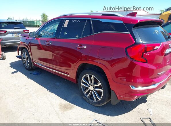 3GKALSEX9JL398220 2018 GMC TERRAIN Red უკანა მარცხენა