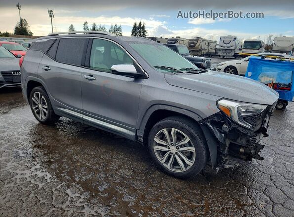3GKALSEXXJL386478 2018 GMC TERRAIN Gray Front right