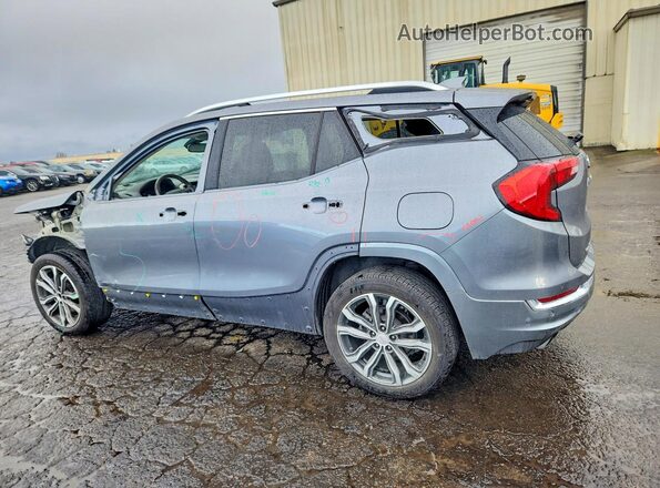3GKALSEXXJL386478 2018 GMC TERRAIN Gray Rear left