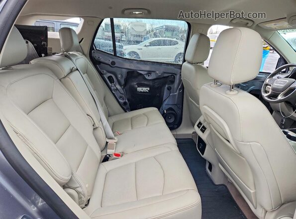3GKALSEXXJL386478 2018 GMC TERRAIN Gray Rear seats view